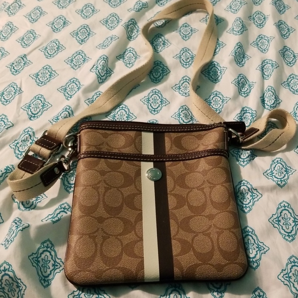 Coach off the shoulder purse.